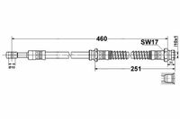 Volvo S40 V40 Zestaw Przewodów Hamulcowych Elastycznych Gumowych