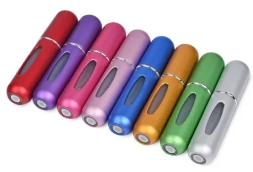 ATOMIZERY PODRÓŻNE Z ROZPYLACZEM DO PERFUM DOZOWNIKI 8SZTUK na Arena.pl