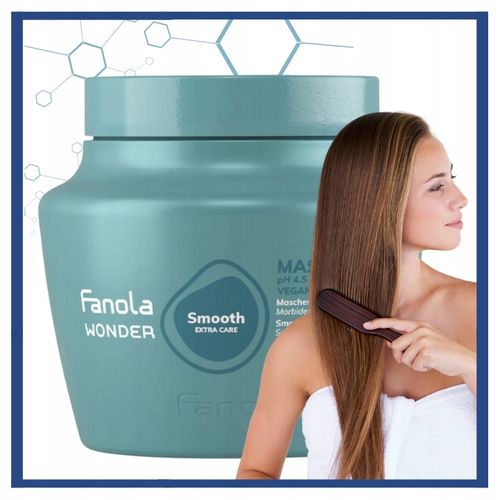 Fanola Maska do Włosów Wygładzająca Nawilżająca Wonder Smooth 500 ml na Arena.pl