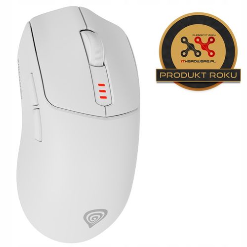 Myszka Gamingowa Genesis ZIRCON 500 Bezprzewodowa Bluetooth 10000 DPI Biała na Arena.pl