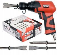 YATO MŁOTEK PNEUMATYCZNY BLACHARSKI + 4 DŁUTA KOMPOZYTOWA OBUDOWA