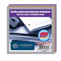 ND17_SZ-29125 Kostka pap.8,5x8,5x3,5 kolor nieklejona . INTERDRUK