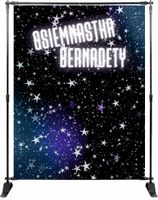 TŁO ścianka FOTO urodziny GWIAZDKI + imię