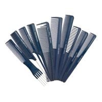 FOX NANO grzebienie do włosów zestaw 10 szt + etui