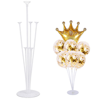 Stojak Na Balony 7Szt Na 7 Balonów Stelaż Patyczki Imprezy Urodziny