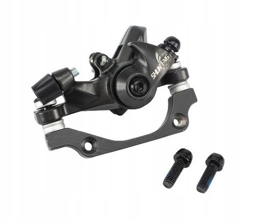 ZACISK HAMULCA TARCZOWEGO ALUMINIOWY UNIWERSALNY PRZÓD 180mm, TYŁ 160mm na Arena.pl