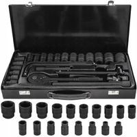 Falon-Tech zestaw nasadek udarowych 8-32 mm 1/2" 24 el. grzechotka