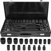 Falon-Tech zestaw nasadek udarowych 8-32 mm 1/2" 24 el. grzechotka