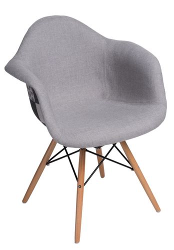 Krzesło P018W Pattern szare/patchwork na Arena.pl