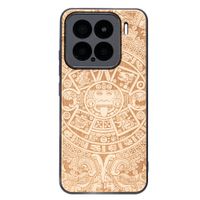 Drewniane Etui Bewood do Xiaomi 15  KALENDARZ AZTECKI ANIEGRE