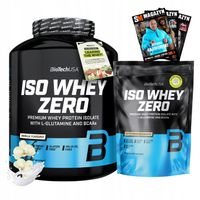BIOTECH ISO WHEY ZERO 2270g + ISO WHEY ZERO 500g IZOLAT BIAŁKO SERWATKA