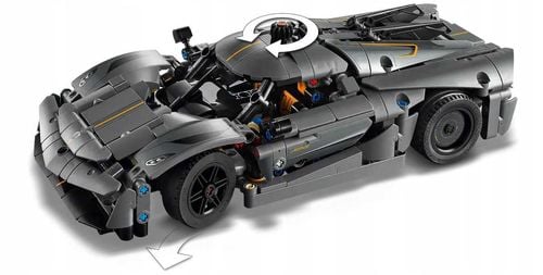 42173 - lego technic - szary hipersamochód koenigsegg jesko absolut na Arena.pl