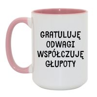 Duży Biało-Różowy 450 ml
