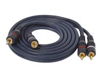 KABEL 2X2 RCA WTYKI POZŁACANE 1.5M HQ
