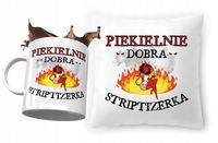 Zestaw Dla Striptizerki Poduszka + Kubek Prezent Z Nadrukiem Ze Zdjęciem