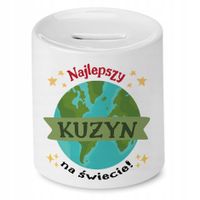 Skarbonka Dla Kuzyna Na Urodziny Prezent Z Nadrukiem Ze Zdjęciem