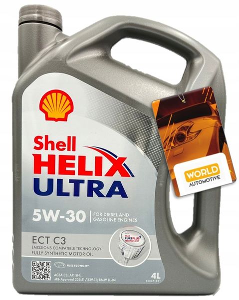 Shell Helix Ultra ECT C3 5W-30 4L / 550050441 zdjęcie 1