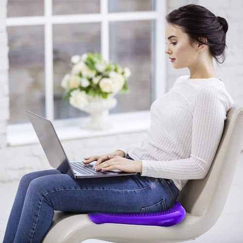 Poduszka Sensoryczna Dysk Korekcyjny Do Ćwiczeń Fioletowa na Arena.pl