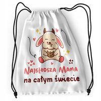 Plecak Dla Mamy Sportowy Szkolny Worek Torba Z Nadrukiem Ze Zdjęciem