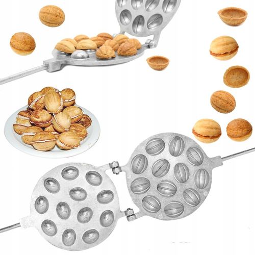 FORMA OPIEKACZ DO PIECZENIA CIASTEK ORZESZKÓW PATELNIA NA ORZESZKI DUŻE #70 na Arena.pl