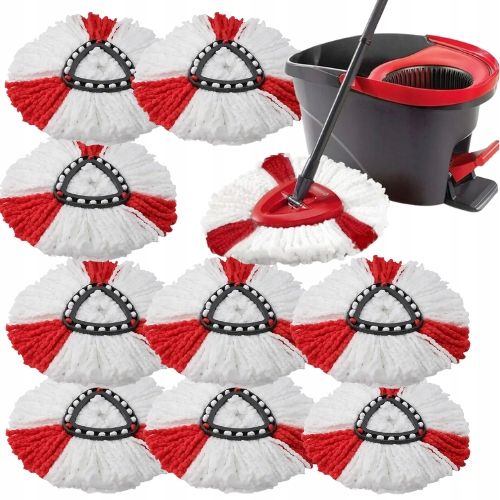 10x WKŁAD DO MOPA OBROTOWEGO VILEDA WRING TURBO MEGA CHŁONNE ZAPAS na Arena.pl