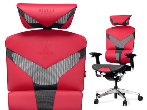 Fotel ergonomiczny Diablo Chairs V-Dynamic Red na Arena.pl