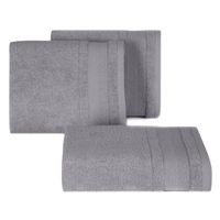 Ręcznik April 04 30X50 cm srebrny, bawełna, bordiura z połyskiem