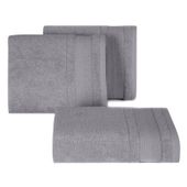 Ręcznik April 04 30X50 cm srebrny, bawełna, bordiura z połyskiem