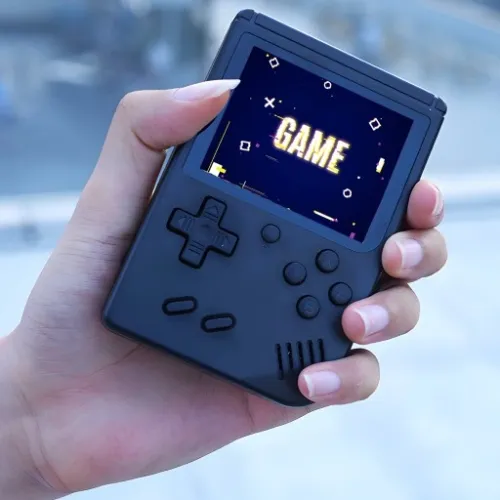 PRZENOŚNA MINI KONSOLA RETRO 400 GIER DO GRY DLA DZIECI + PAD na Arena.pl