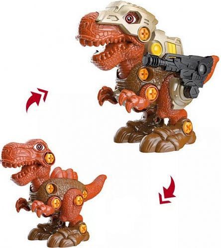 Dinozaur transformujący Tyranozaur do skręcania 2w1 na Arena.pl