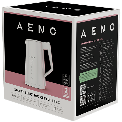 AENO Czajnik EK8S Smart (1.7L), Biały na Arena.pl