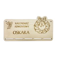 KALENDARZ ADWENTOWY z grawerem dla dziecka  BAZA  03
