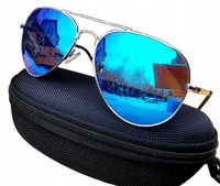 OKULARY MĘSKIE POLARYZACYJNE AVIATOR PRIUS LUSTRA