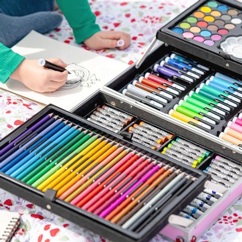 Zestaw Artystyczny, walizka z lamą, 145 elementów RAGI - RÓŻOWY na Arena.pl