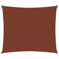 Prostokątny żagiel ogrodowy, tkanina Oxford 2,5x4,5 m, terakota
