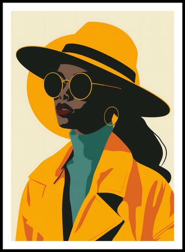 Plakat 59,4x84,1cm Żółta Stylowość na Arena.pl