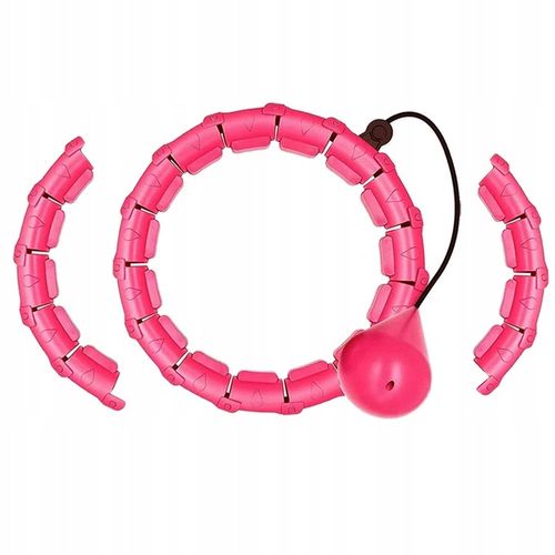 ODCHUDZAJĄCE KOŁO HULAHOP SKŁADANE MASAŻ Fioletowy na Arena.pl