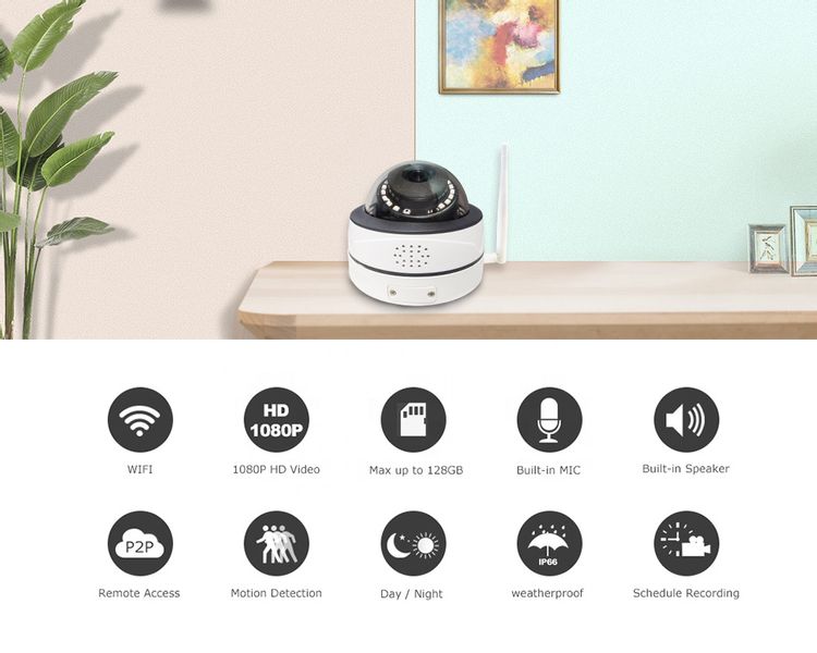 MONITORING KAMERA ZEWNĘTRZNA IP WiFi 5Mpx HD TUYA Idomtuya zdjęcie 4