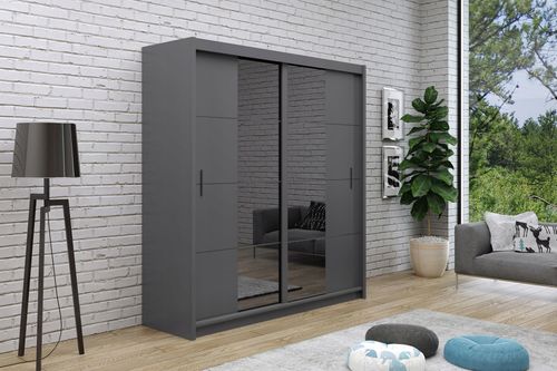 Szafa przesuwna PORTO (2) 203 - biała na Arena.pl