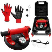 UCHWYT PRZYSSAWKA Z MANOMETR POMPKĄ DO GLAZURY PŁYTEK MECHANICZNA