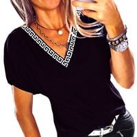 . ELEGANCKA BLUZKA DAMSKA Z DEKOLTEM V NIETOPERZ 42