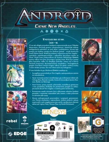 Dodatek do Genesys RPG - Android - Cienie New Angeles - Podręcznik do gry na Arena.pl