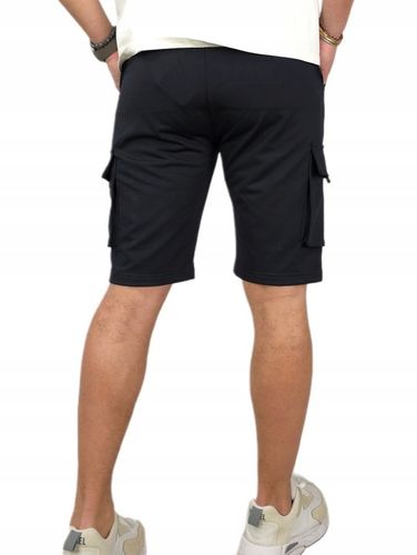 KRÓTKIE SPODENKI męskie DRESOWE bojówki z KIESZENIAMI dresy szorty - r. XL na Arena.pl