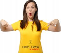 Koszulka z nadrukiem napis KORONA HOTEL MAMA