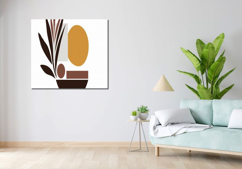 Obraz 100x90cm Geometria Wiatru zdjęcie 2
