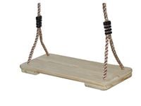 siedzisko drewniane huśtawka drewniana na linach płaska eko 40x16cm