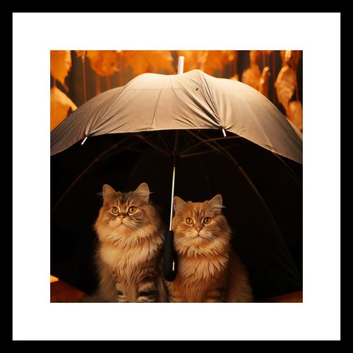 Plakat 20x20cm Jesienny Koci Schron na Arena.pl