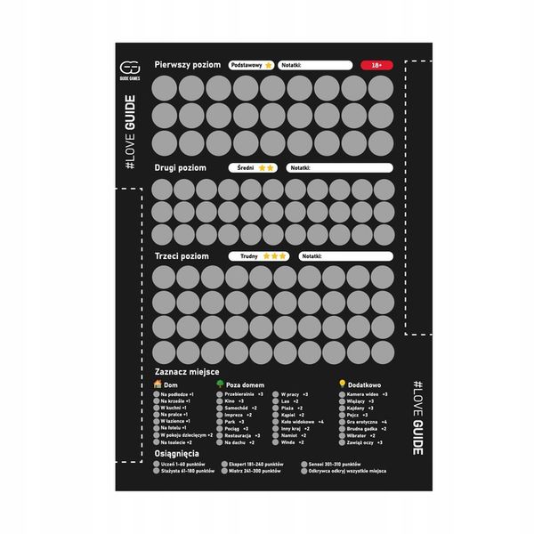 #LOVE GUIDE zdrapka dla par zdjęcie 1
