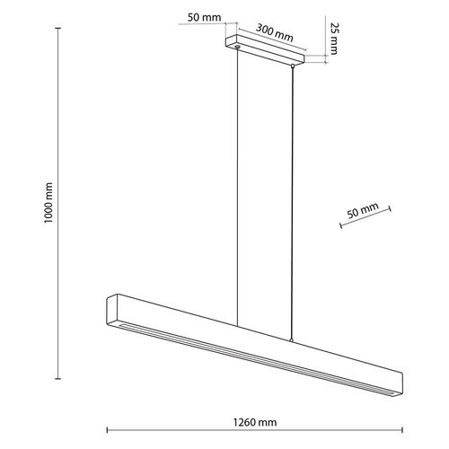 lampa wisząca led 36w teo 1448 tk lighting na Arena.pl