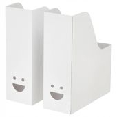 IKEA TJABBA segregator kartonowy tekturowy biały